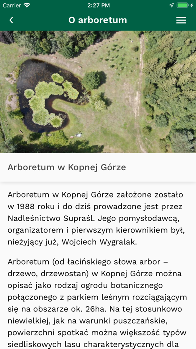 Arboretum Kopna Góra Screenshot