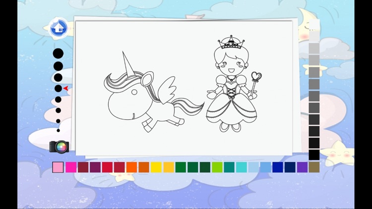Coloring Book - Princess Painting Fun For Kid Girl