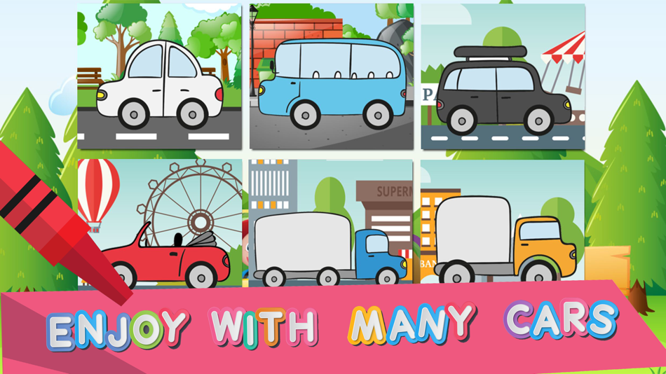 Mini Car Coloring - The painting car games - 1.0.0 - (iOS)