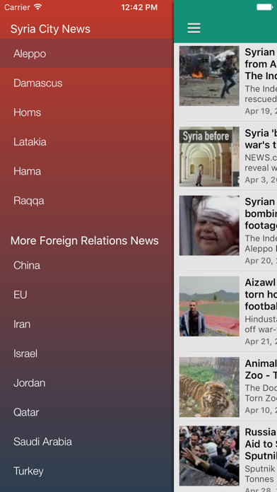 Syria News Now - Latest Updates in English iPhone screenshot 5 - News app