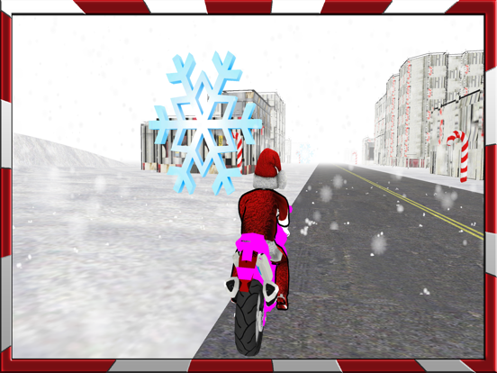 Santa Claus on Heavy Bike Adventure Simulator iPad screenshot