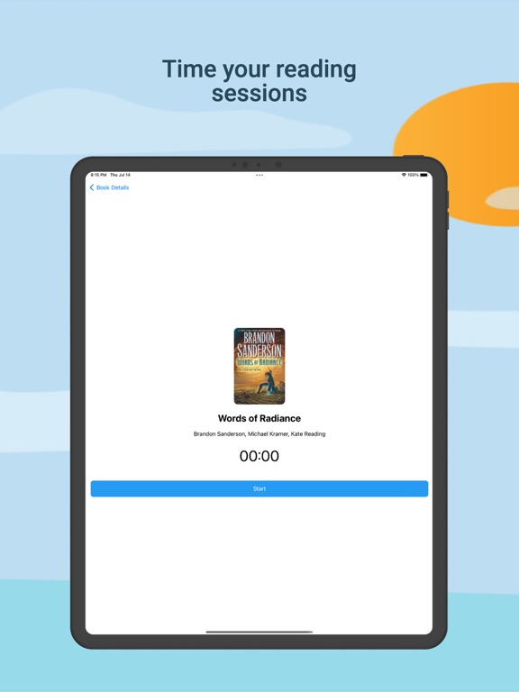 Luna - Book Tracker & TBR List iPad screenshot 8 - Productivity app