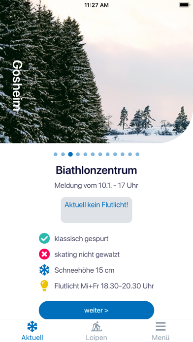 Heuberg Loipen Screenshot