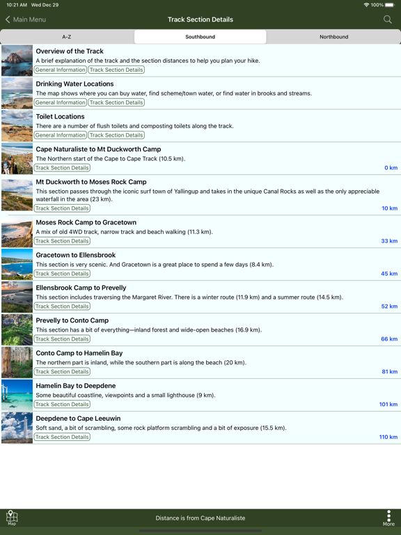 Screenshot #6 pour Cape to Cape Track Guide