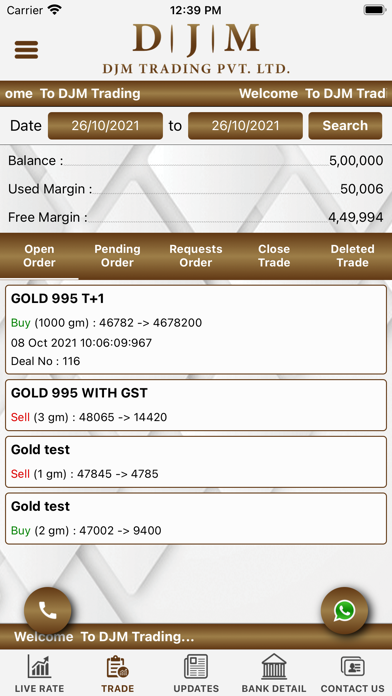 DJM Trading Screenshot