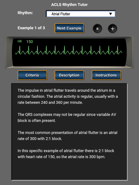 Screenshot #6 pour ACLS Rhythm Tutor