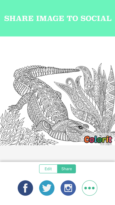 Screenshot #3 pour Coloriage de Mandalas pour adultes et enfants!