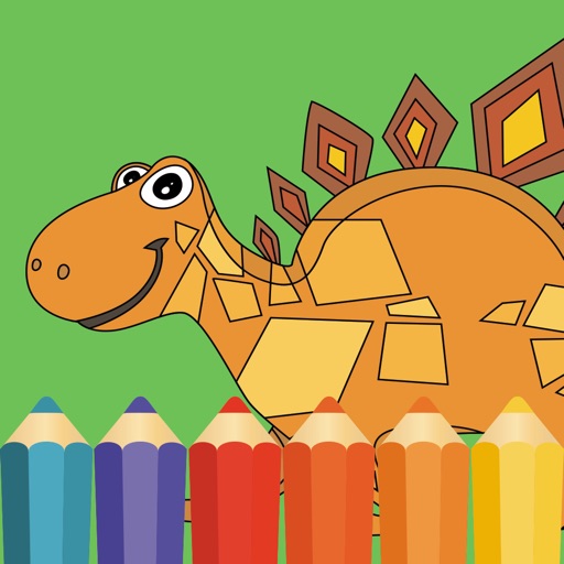 Dinosaur Coloring Book Dino Baby Drawing for Kids iOS App