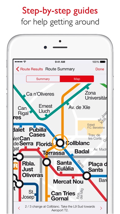 Barcelona Metro - TMB map and route planner screenshot-3
