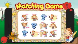 Game screenshot Matching Monkey Acting Toddler Kids Games Learning hack