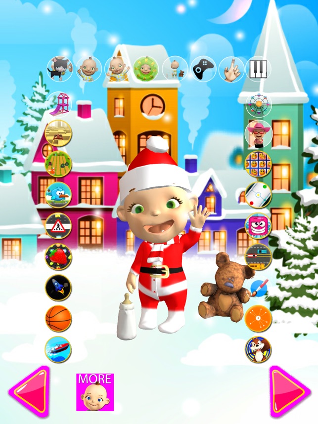 Talking Babsy Baby Xmas Games for Android - Download