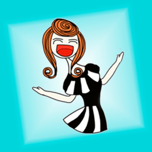 Funny Girl Stickers! icon