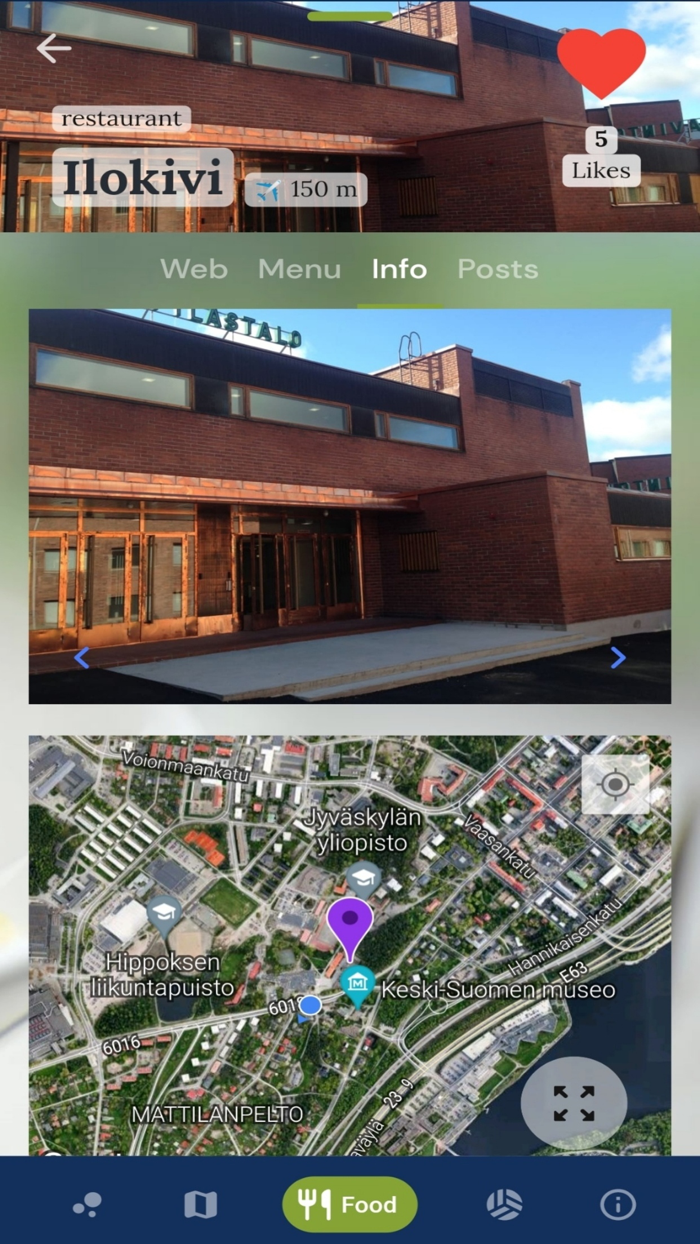 JYU food menus and community