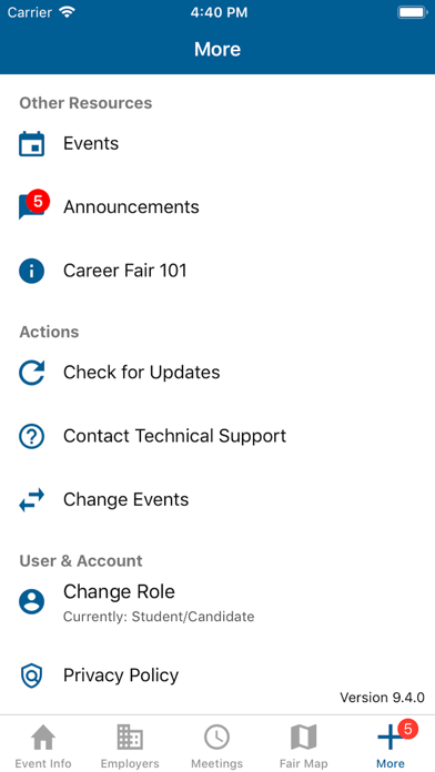 Career Fair Plus Screenshot