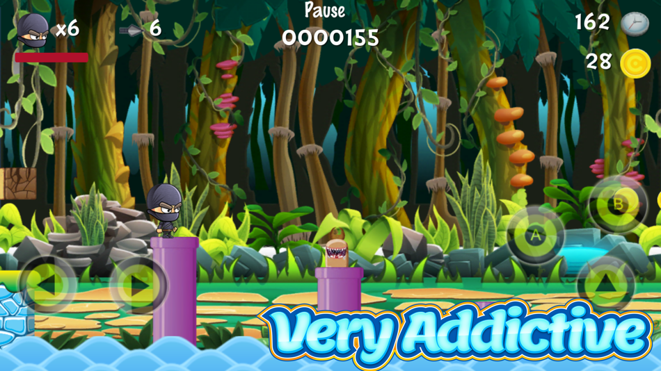 #4. Super Ninja Adventure - Run and Jump Games (iOS) 由: Wirat Olanraktham