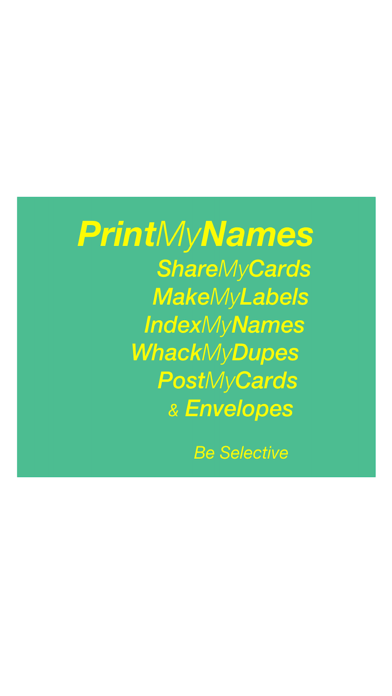 PrintMyNames Screenshot