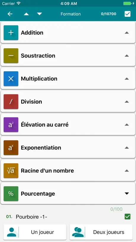 Astuces Math. (100+)