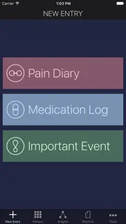 my pain diary & symptom tracker: gold edition iphone screenshot 3