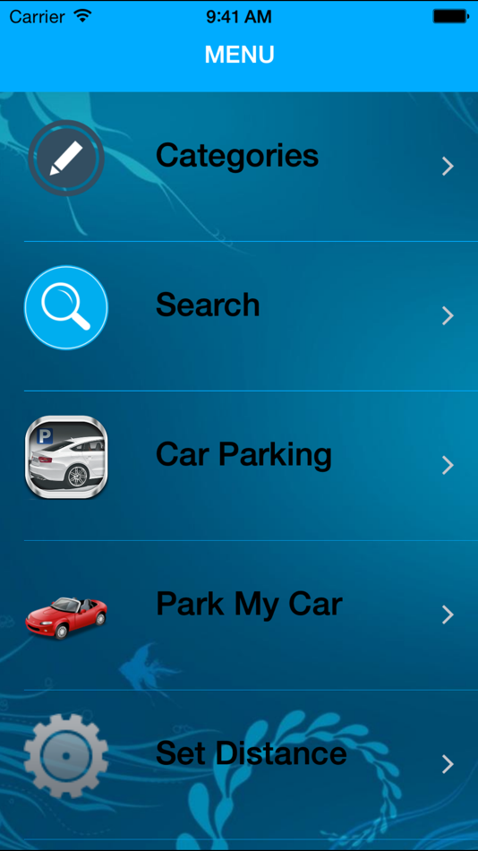 Parking locations & nearby shops search - 1.6 - (iOS)