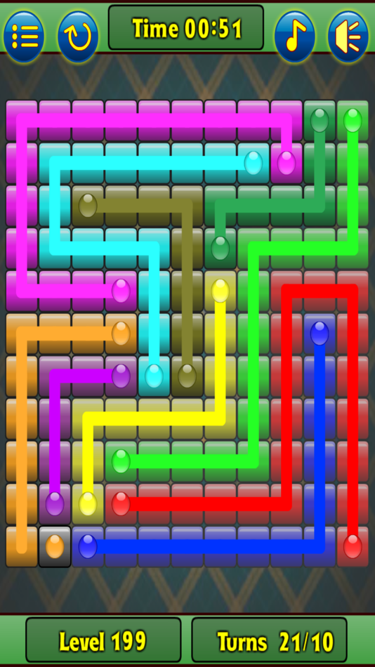 #2. Glow Lines - Connect Game (iOS) 由: famobi