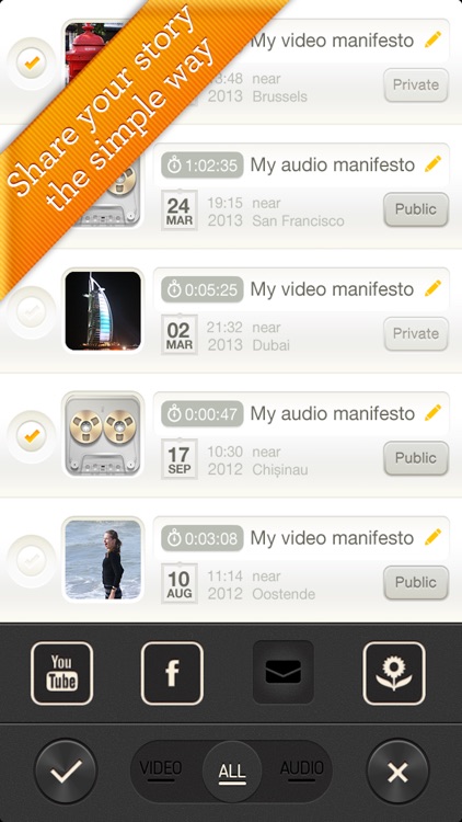 Manifesto - fast instant video & voice recorder screenshot-3