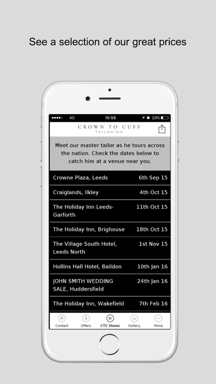 Crown to Cuff Tailoring screenshot-3