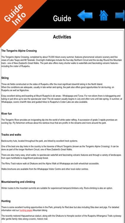 Tongariro NP HD GPS charts