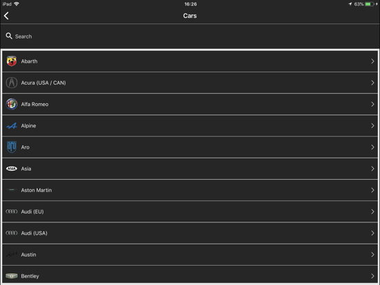 Screenshot #4 pour Wolflubes Lubricant Finder
