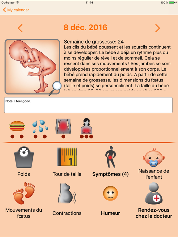 Screenshot #5 pour WomanLog Pregnancy Pro