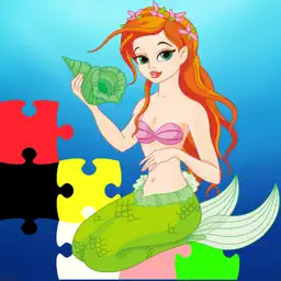 Mermaid Princess Jigsaw Puzzles Games For Kids app icon
