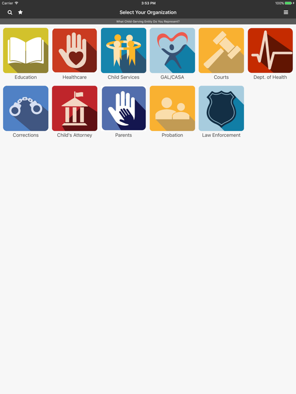 Information Sharing Guide iPad screenshot