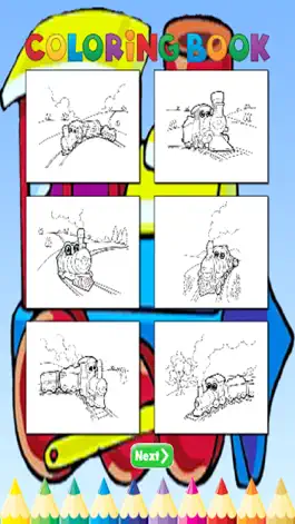 Game screenshot Train Coloring Book - Activities for Kid hack