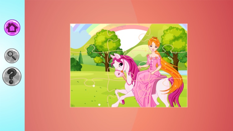 Cute Princess Jigsaw Puzzle for Kids screenshot-3