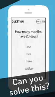 tricky quiz - genius brain test! iphone screenshot 2