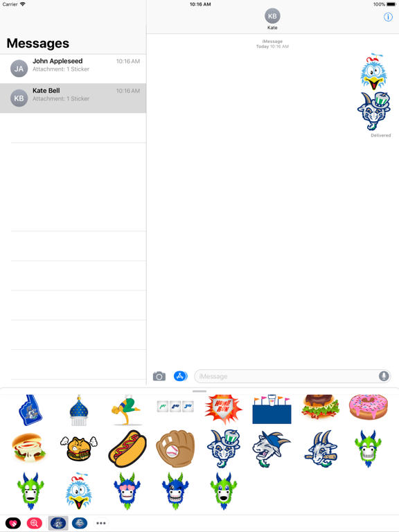 Screenshot #4 pour Hartford Yard Goats Emoji