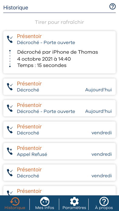 Screenshot #2 pour Mon Interphone Intratone