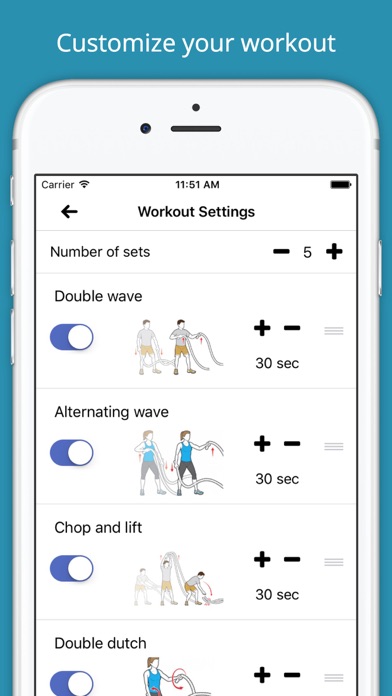 Battle Rope Challenge Workout iPhone screenshot