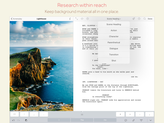 Scrivener iPad app afbeelding 5