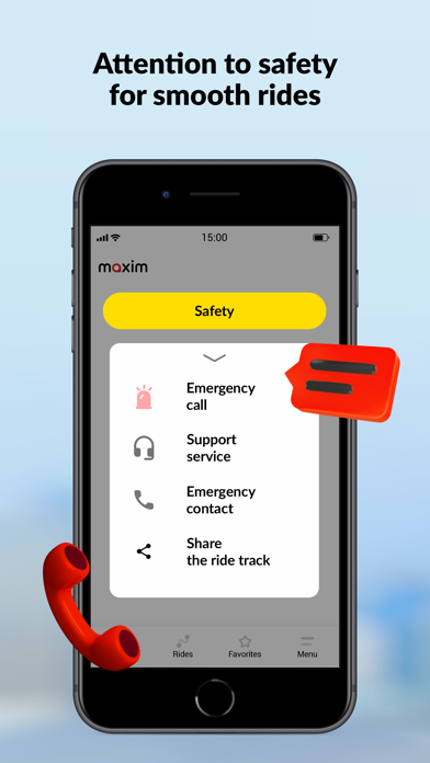 maxim — order taxi & delivery Screenshot