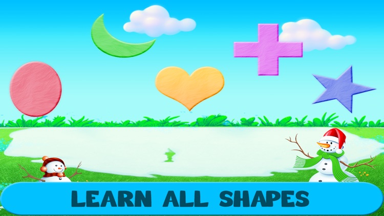 Christmas Kids Game Learn Shape Name