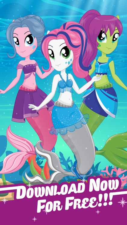 Pony Dress Up Game for Girls - Create Your Mermaid screenshot-4