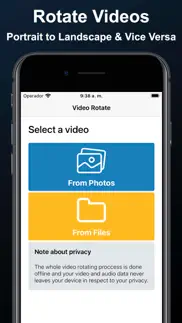 video rotate - fix rotation iphone screenshot 1