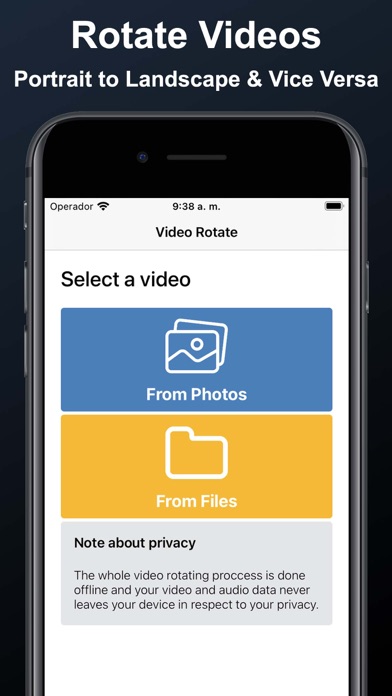 Video Rotate - Fix rotation Screenshot