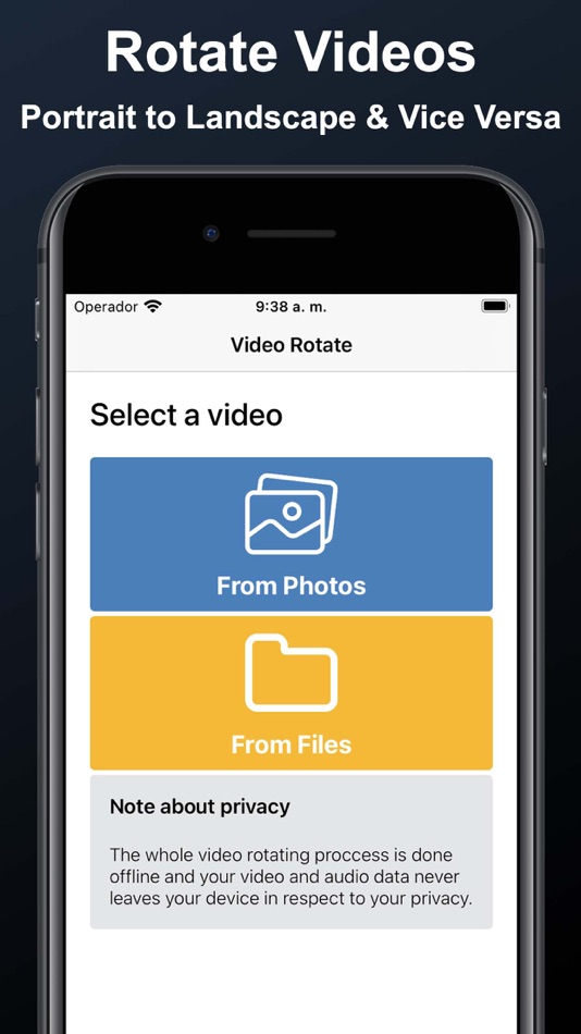 Video Rotate - Fix rotation - 1.0.224 - (iOS)