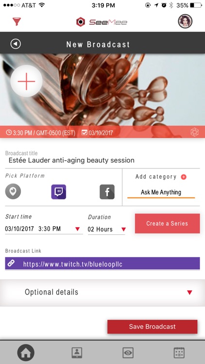 SeeMee - THE Schedule for Live Video Streaming screenshot-3