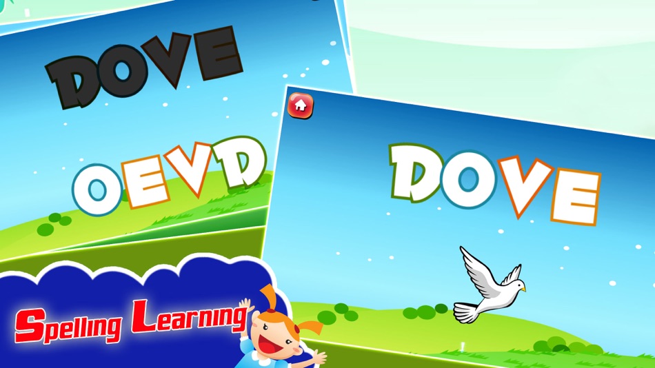 #2. Kids Spelling Learning Birds - Phonics Words Free (iOS) By: swapnil patel