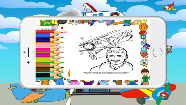 Airplane ColoringBook Pages For Kids(圖3)-速報App