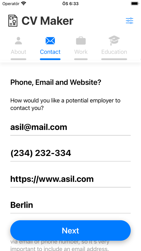 #2. CV Maker Builder (iOS) 由: Asil Arslan