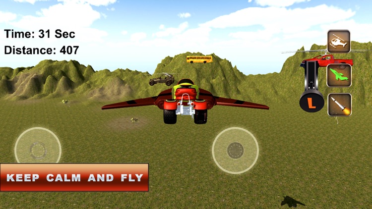 Hover Bike Driving Robot: Flying Simulator