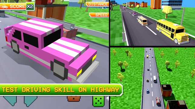 Blocky Car Parking & Driving Sim Simulator 2017(圖3)-速報App